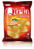 Qtela Singkong Ayam Bawang